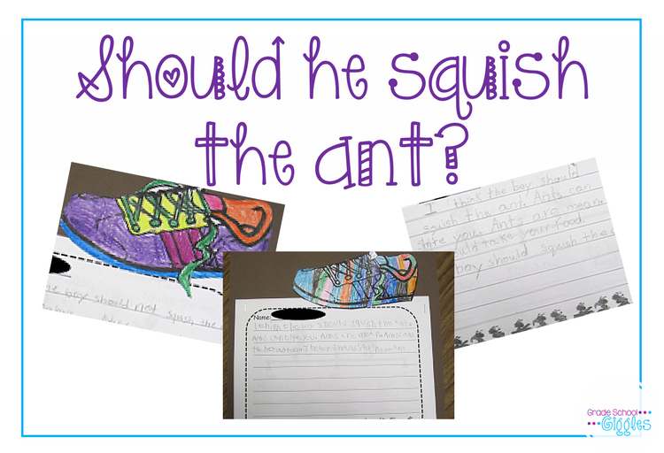 Persuasive writing is one of my favorite units to teach. Between introducing it with Oreos and getting to an awesome mentor text, “Hey, Little Ant” it is engaging and a lot of fun. If you’re an elementary school teacher, especially a first or 2nd grade teacher, you will want to check out these ideas before planning your lesson on persuasive writing. You’ll find ideas for books to read, a writing prompt, and activities you can use. 