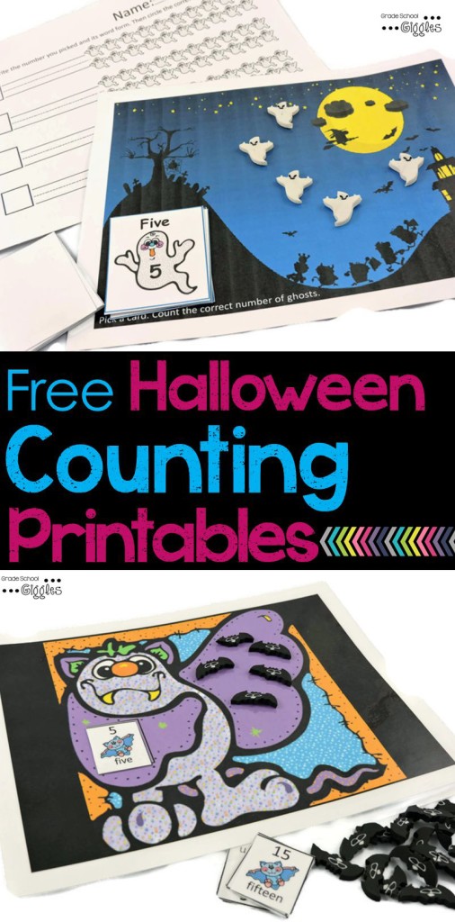 Free Halloween Math Printables