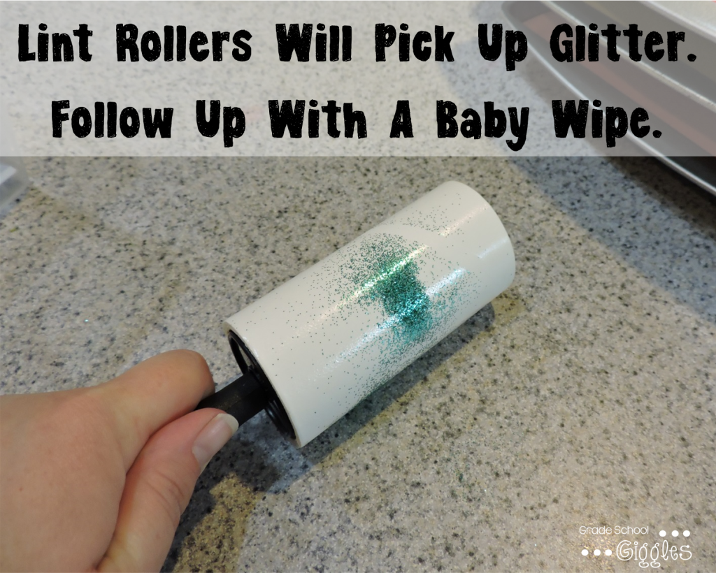 Lint Rollers Will Pick Up Glitter.