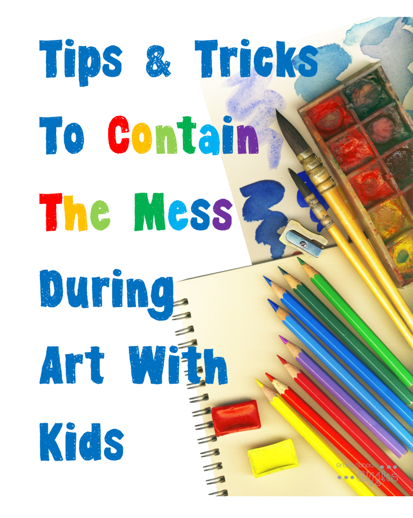 Tips and Trick to Contain the Mesd During Art With Kids
