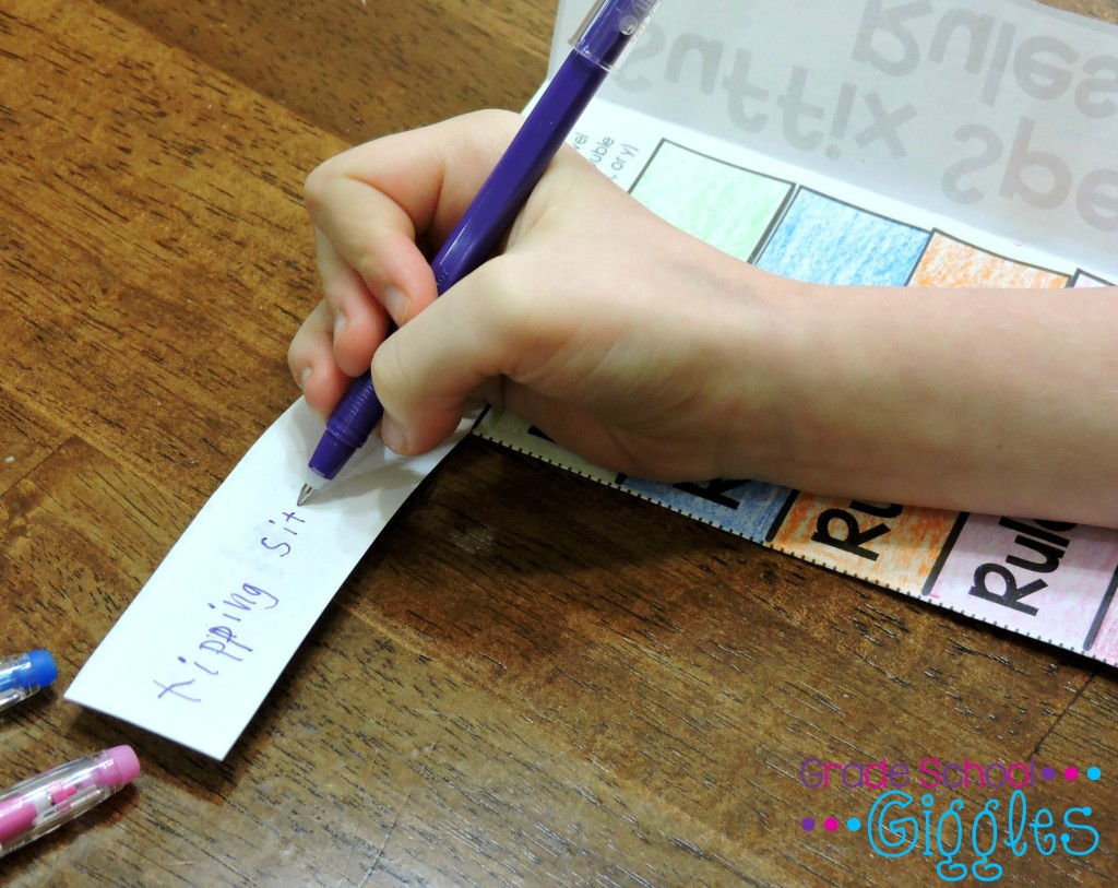Although these 5 tips apply to teaching any new concept, this blog post focuses specifically on applying the strategies to teaching suffix spelling rules. Elementary students need plenty of support and opportunities for hands-on learning activities. This post shares several ideas and free printable resources for teaching suffix spelling rules using common suffixes and base words. The free printables include an anchor chart, rules posters, a foldable flipbook, and a word sorting activity.