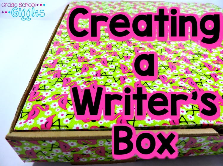 Create Writers with a Writing Box - Spark your students' excitement about writing with a writing box. Fill it with the FREE picture prompts, stationery, and fun "would you rather" questions shared in this post or add your own materials.