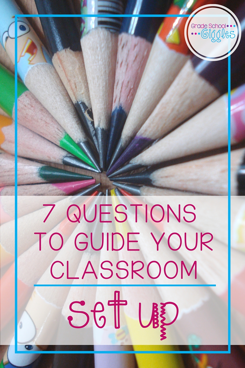 Asking yourself these 7 questions before planning your classroom set up will guide you in creating an awesome classroom layout for the back to school season. They'll help you consider everything from organization and storage to seating arrangements and centers.