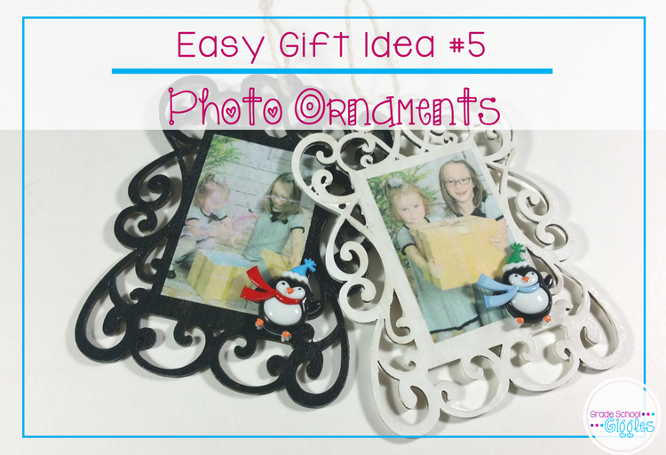 Here are 6 homemade photo gift ideas for kids to make for Christmas. These small gifts are perfect for letting kids show their creative side by making personalized tokens of appreciation for mom, for dad, or for their teacher. They're quick to make and affordable, too. Whether you need a DIY idea for Christmas or a birthday, these gifts are unique, cheap, handmade, and easy!