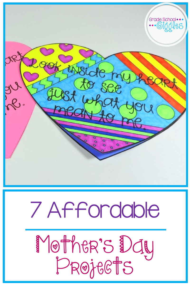 1st grade mother's day craft ideas