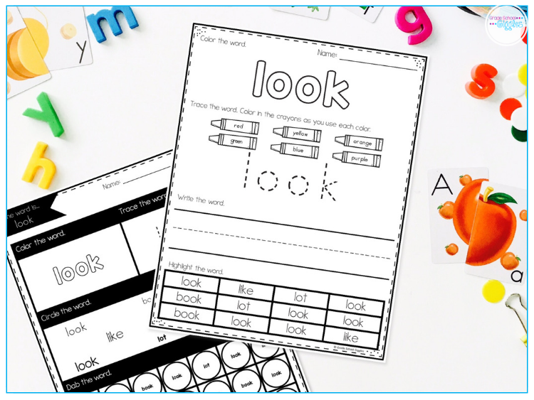 Learning sight words supports reading and writing fluency for kids. Whether you’re teaching in a general education classroom or in a special education setting, sight words are probably one of the things you’re covering. So, let’s chat about quick and easy ways to teach them more efficiently. Having a plan in place for makes it easy to manage teaching sight words no matter what list your district uses. Your kids will love fun activities and you'll know they're working on just the right words.