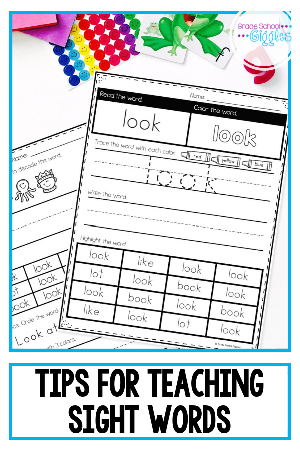 Learning sight words supports reading and writing fluency for kids. Whether you’re teaching in a general education classroom or in a special education setting, sight words are probably one of the things you’re covering. So, let’s chat about quick and easy ways to teach them more efficiently. Having a plan in place for makes it easy to manage teaching sight words no matter what list your district uses. Your kids will love fun activities and you'll know they're working on just the right words.