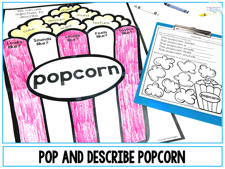 Introducing your lesson with an exciting hook activity is a great way to get your students engaged in learning. Grammar tends to be a dry topic, but teaching about the parts of speech can be fun. These hook activities for teaching adjectives to first, second, or third-grade students are fun! Plus, the printable definition poster, list of adjectives prompts, cute anchor charts, and matching student worksheets are all FREE!  Check out the post and download the free adjective printables.