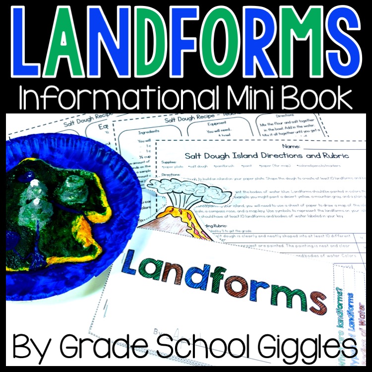 Landforms Mini Book