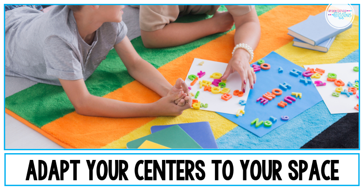 Elementary school teachers love centers. Classroom centers are an important part of meeting the needs of all students. They allow teachers to meet with small groups and are an excellent tool for differentiation. This blog post shares ideas and tips on how to set up successful learning centers. You'll also find examples of math centers and literacy centers for reading, and language arts. Plus, you'll find ideas for science and social studies activities. #Elementary #Teach #ClassroomOrganization #Centers