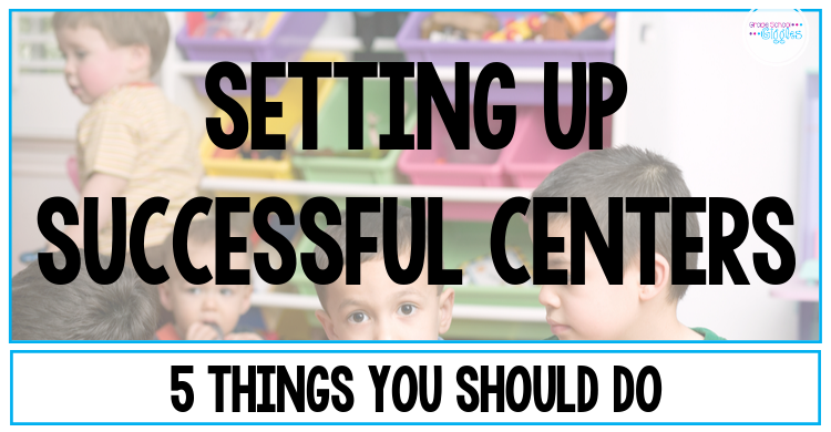 Elementary school teachers love centers. Classroom centers are an important part of meeting the needs of all students. They allow teachers to meet with small groups and are an excellent tool for differentiation. This blog post shares ideas and tips on how to set up successful learning centers. You'll also find examples of math centers and literacy centers for reading, and language arts. Plus, you'll find ideas for science and social studies activities. #Elementary #Teach #ClassroomOrganization #Centers