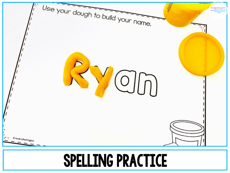 Name writing practice is important for kids in kindergarten. Creating handwriting worksheets for each student in their classroom is a lot of work for teachers. This editable pack of printable sheets makes it easy. Simply enter your classroom roster & 14 different practice pages will automatically populate for all the children in your class. Kids will love the fun activities including tracing, writing, painting with watercolors, and other awesome fine motor activities. #NameWriting #Kindergarten