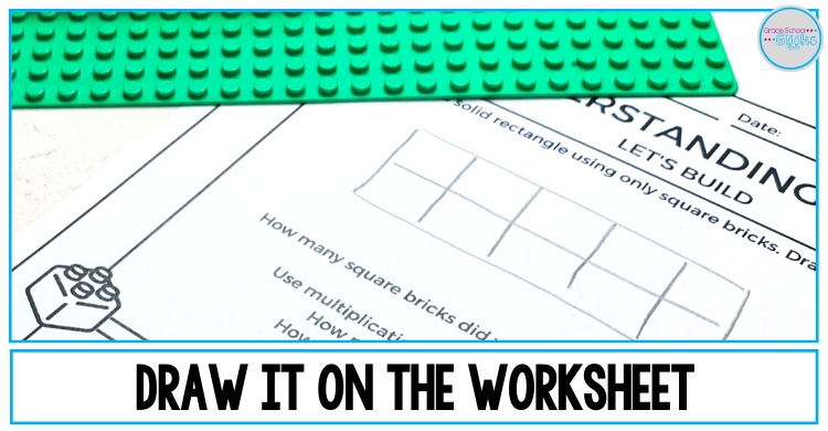 Draw the rectangle on the worksheet