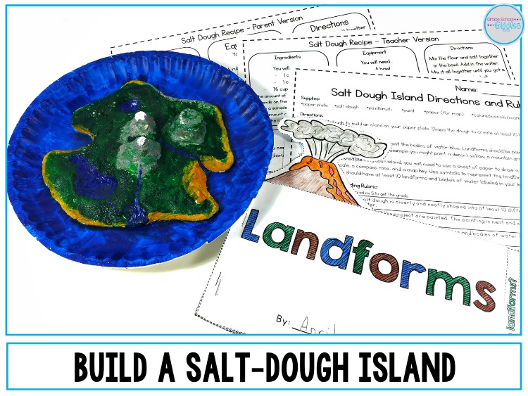Build a salt-dough island
