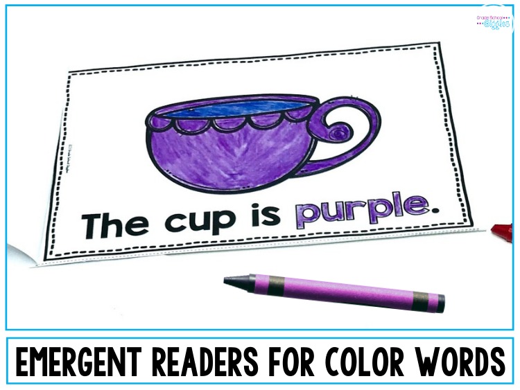 Teach Color Words With Emergent Readers