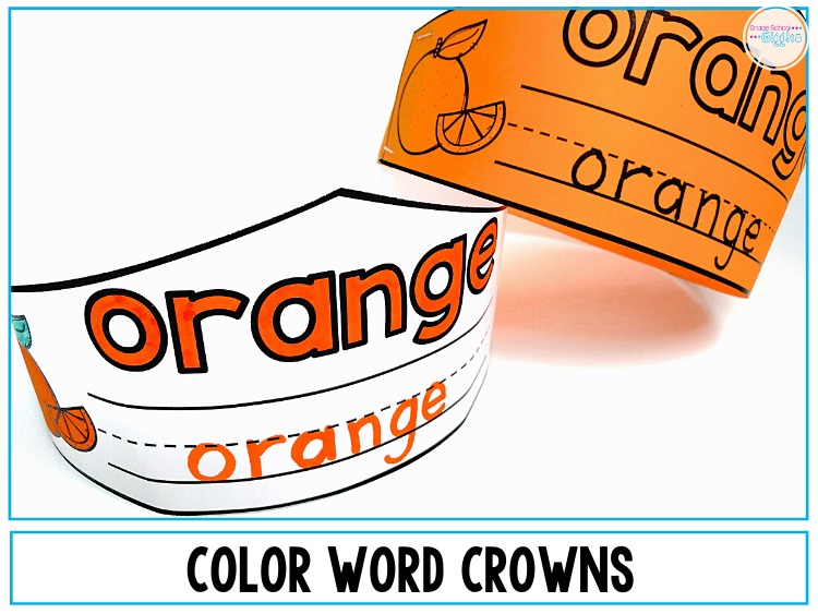 Color Word Crowns