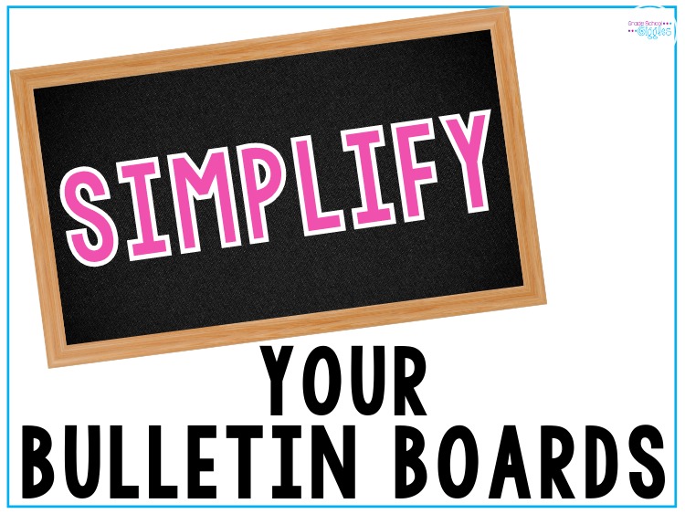 Simplify your bulletin boards