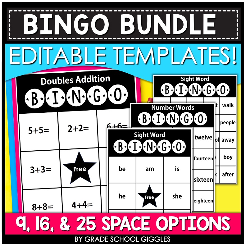 The Hot Seat Game - Editable Template for Vocabulary Review!