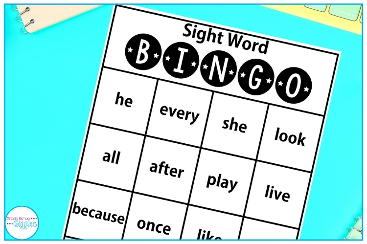 Easy classroom games - Editable Bingo game template