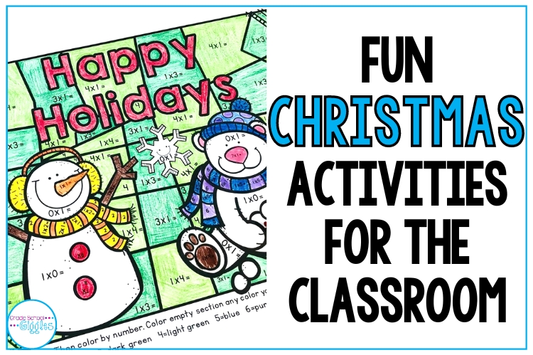 Fun Christmas Activities For The Classroom