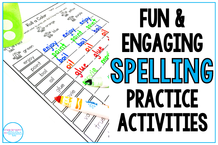 Fun and Engaging Spelling Practice Worksheets and Activities For Any List of Words