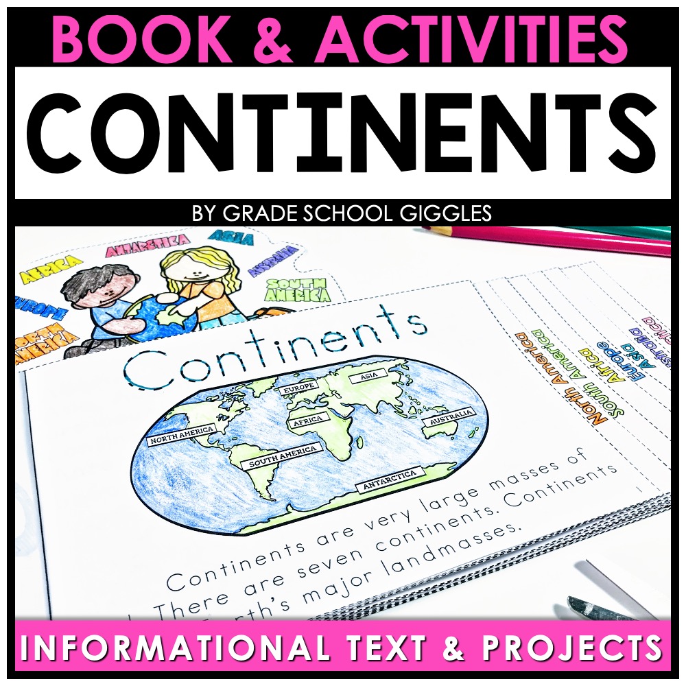 7 Continents Mini Book