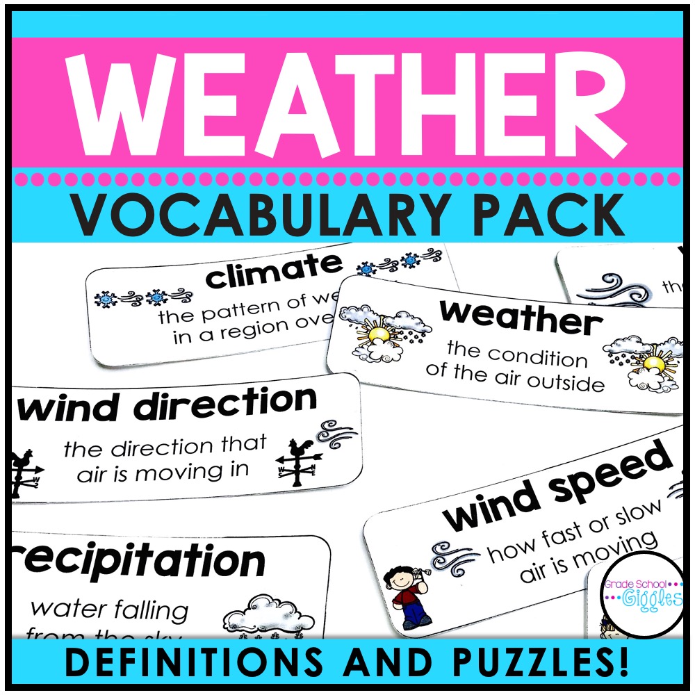 Weather Vocabulary Pack