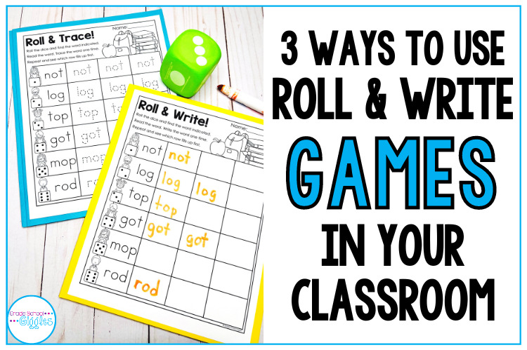 3 Ways To Use Roll And Write Games In Your Classroom