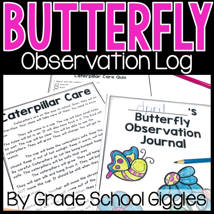 Butterfly Observation Log - Observe The Life Cycle Of A Butterfly