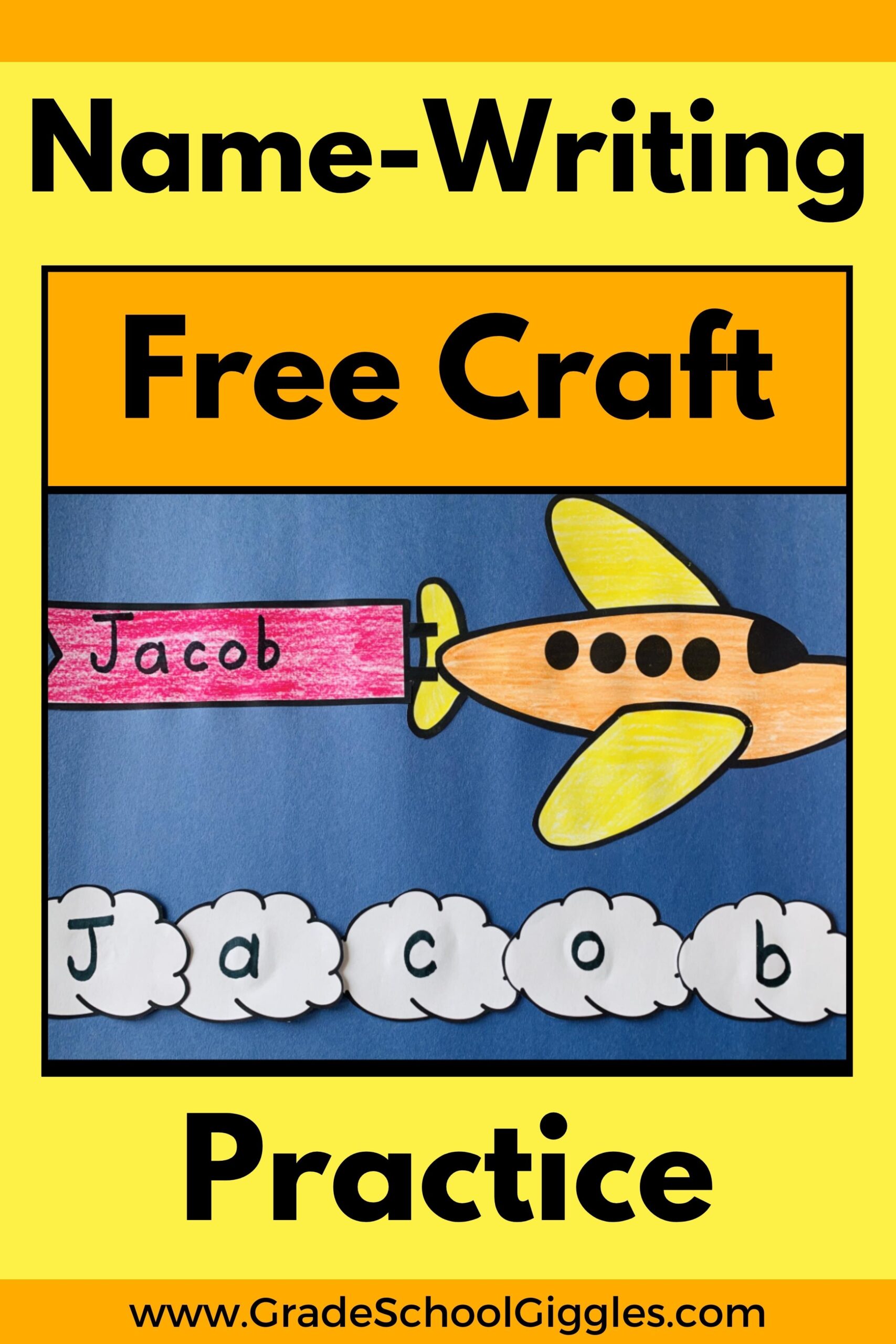 5 Hands-On Activities For Name Writing Practice - Grade School Giggles