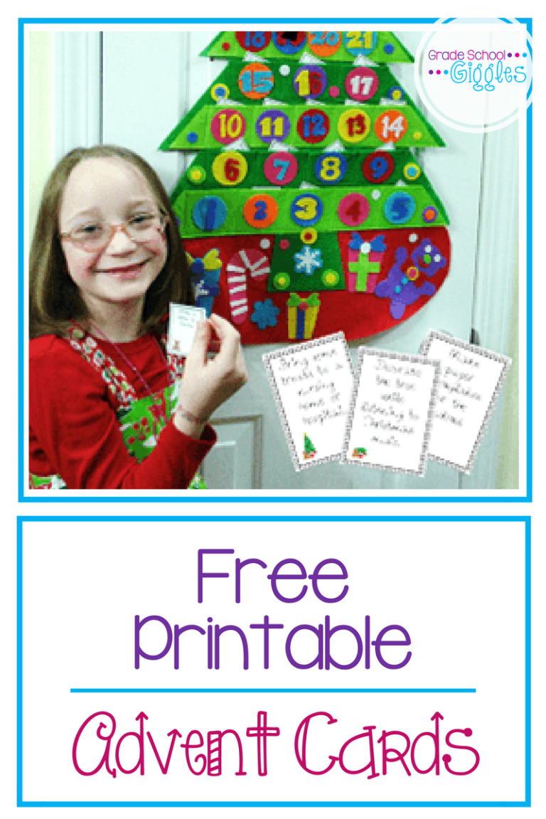 Kids’ Advent Calendar – Free Family Advent Activity Cards