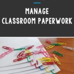 If you're a teacher you deal with a lot of paperwork at school. These seven simple tips will help you to develop a management system to organize all of your classroom paperwork. Time-saving teacher hacks, like creating a filing system or eliminating piles by using a scrapbook paper tower to sort and organize your papers, can save you time and simplify your work. Check out these ideas for paperwork organization and find out how organizing your stacks can save you time.