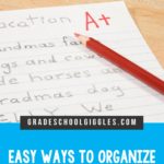 If you're a teacher you deal with a lot of paperwork at school. These seven simple tips will help you to develop a management system to organize all of your classroom paperwork. Time-saving teacher hacks, like creating a filing system or eliminating piles by using a scrapbook paper tower to sort and organize your papers, can save you time and simplify your work. Check out these ideas for paperwork organization and find out how organizing your stacks can save you time.