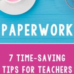 If you're a teacher you deal with a lot of paperwork at school. These seven simple tips will help you to develop a management system to organize all of your classroom paperwork. Time-saving teacher hacks, like creating a filing system or eliminating piles by using a scrapbook paper tower to sort and organize your papers, can save you time and simplify your work. Check out these ideas for paperwork organization and find out how organizing your stacks can save you time.