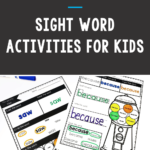I LOVE teaching kids how to read & write sight words. Whether you teach the sight word list developed by Edward Dolch or by Edward Fry your students will need practice. Learning games, centers, & hands-on practice activities are lots of fun, but sometimes worksheets, printables, & writing sentences are important too. Check out these tips for how to teach sight words & easily differentiate your classroom instruction. These tips are helpful for kindergarten, first-grade, & second-grade students.