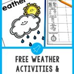 Science lessons should be fun for elementary school kids. That's why I love including these hands-on projects & activities like making a cloud in a bottle & modeling the water cycle in a bag in my weather unit. Get the directions for these weather activities, related worksheets, & a free printable weather log in this blog post. Other free printables in this post include a weather icons poster (sunny, cloudy, rainy, snowy, etc.) & a weather tools poster (anemometer, barometer, wind vane, etc.)