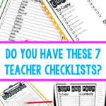 Checklists help with classroom management and organization. That's why every teacher needs these 7 free printable checklists. Whether it's your first year teaching or your tenth, checklists are a tool that makes it easy to track things like the standards you've covered, the prep you'll need to do as you write your lesson plans, important daily and weekly to-do lists, which kids have completed individual assessments or mastered specific learning goals. Get the template and make organizing easy.