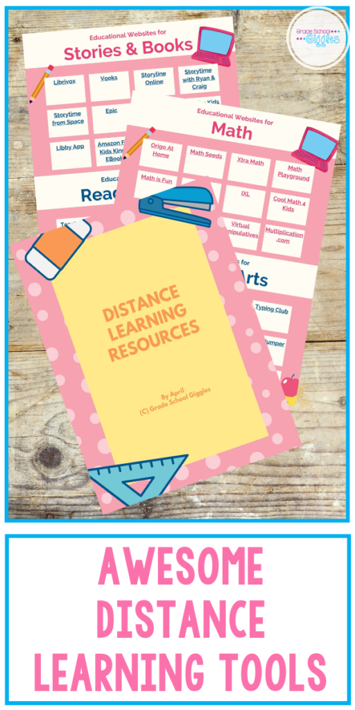 Educational Websites And Distance Learning Resources - Grade School Giggles