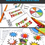 I used to dread teaching my students to identify common and proper nouns. Then, I shifted my lessons away from the workbook and started looking for ways to teach grammar with engaging activities instead. I started using interactive worksheets, partner games, centers, etc. Cut and paste exercises, word sort activities, craftivity projects, and coloring pages engaged my students. Grammar was finally fun!