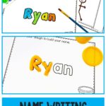 Name writing practice is important for kids in kindergarten. Creating handwriting worksheets for each student in their classroom is a lot of work for teachers. This editable pack of printable sheets makes it easy. Simply enter your classroom roster & 14 different practice pages will automatically populate for all the children in your class. Kids will love the fun activities including tracing, writing, painting with watercolors, and other awesome fine motor activities.