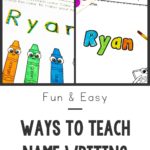 Name writing practice is important for kids in kindergarten. Creating handwriting worksheets for each student in their classroom is a lot of work for teachers. This editable pack of printable sheets makes it easy. Simply enter your classroom roster & 14 different practice pages will automatically populate for all the children in your class. Kids will love the fun activities including tracing, writing, painting with watercolors, and other awesome fine motor activities.