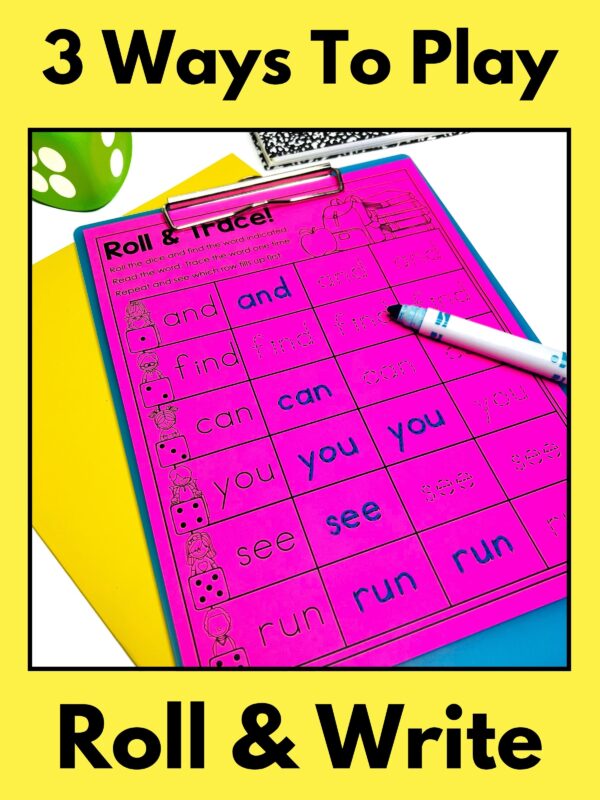 3 Ways To Use Roll And Write Games In Your Classroom