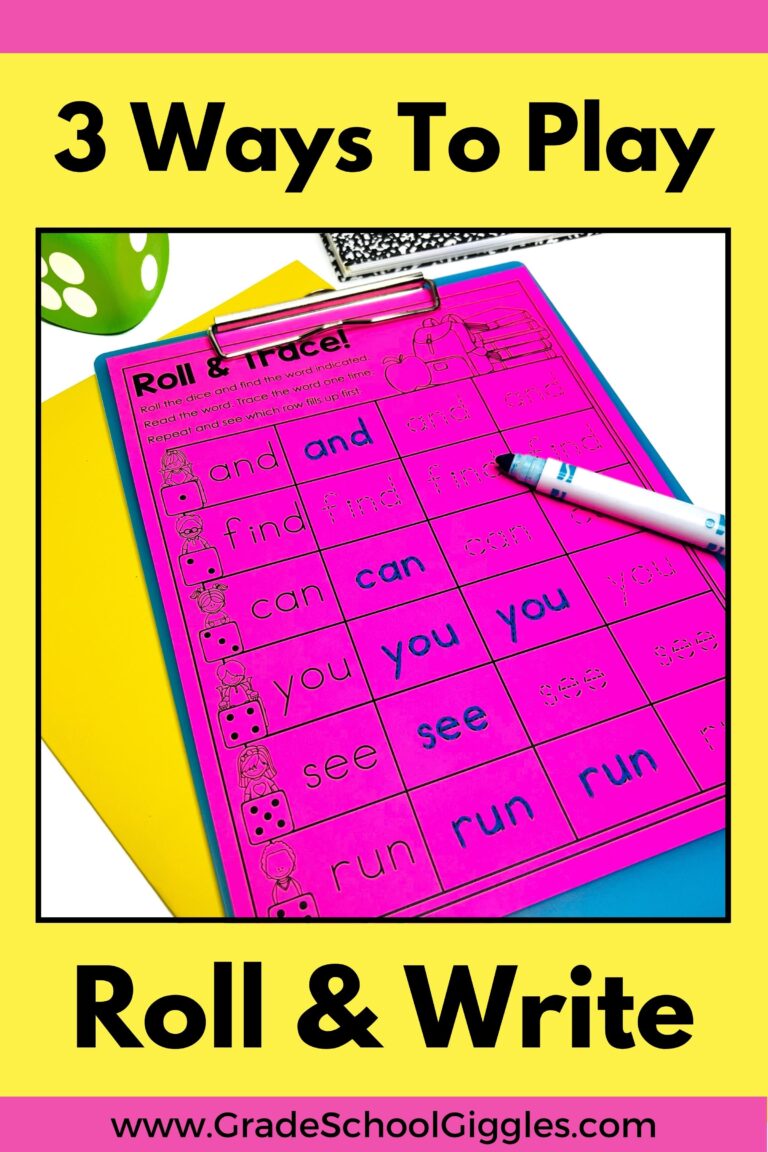 3 Ways To Use Roll And Write Games In Your Classroom