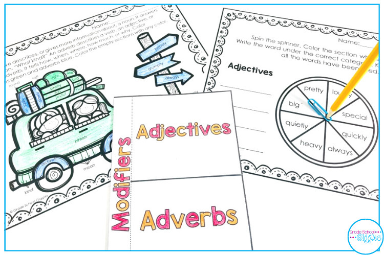 adjectives with activity