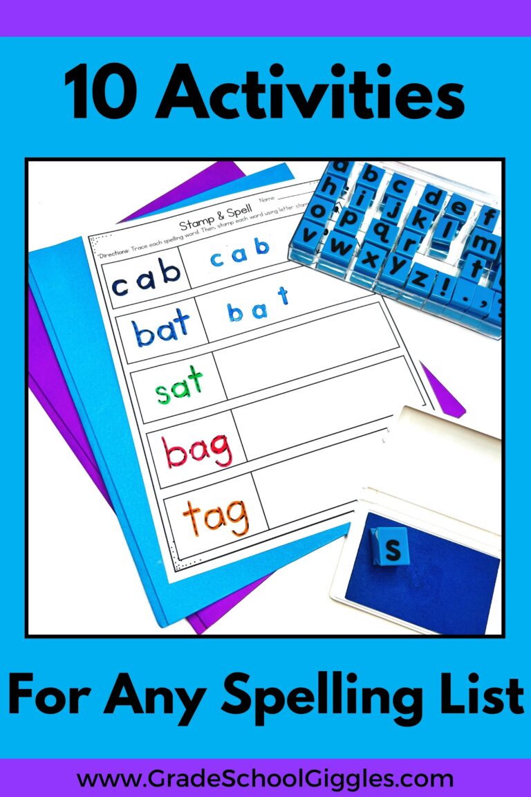 Do You Dread Teaching Spelling? Try These 10 Activities For Any List!