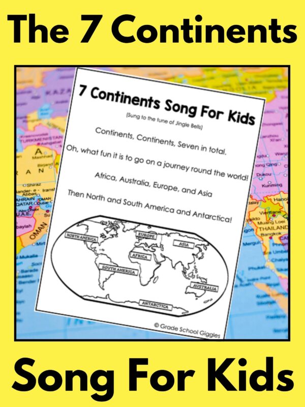 The 7 Continents Song for Kids