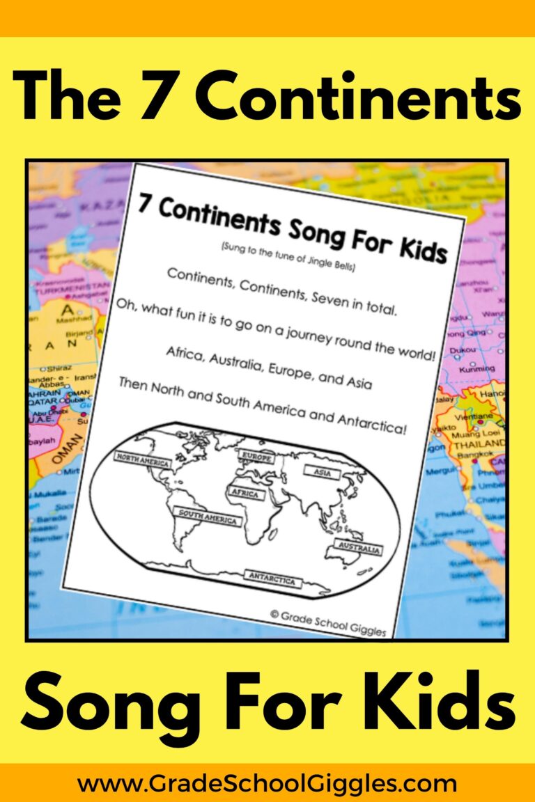 The 7 Continents Song for Kids