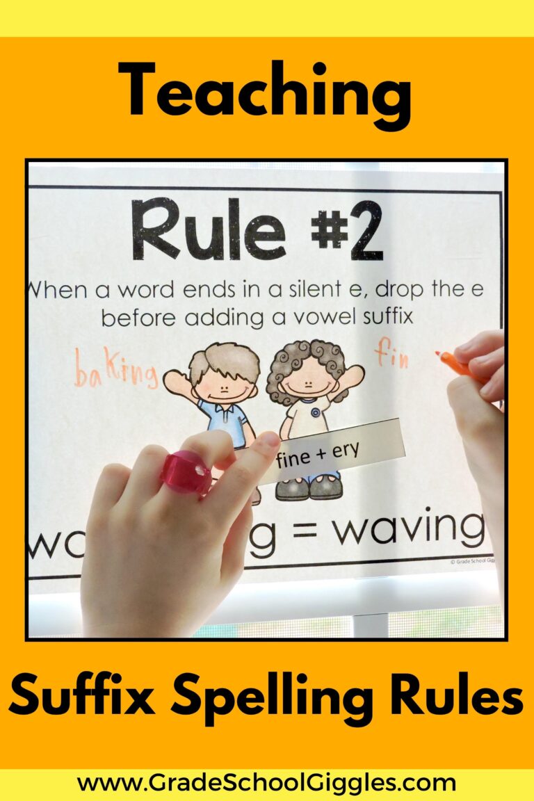 5 Ways to Teach Suffix Spelling Rules or Any New Concept