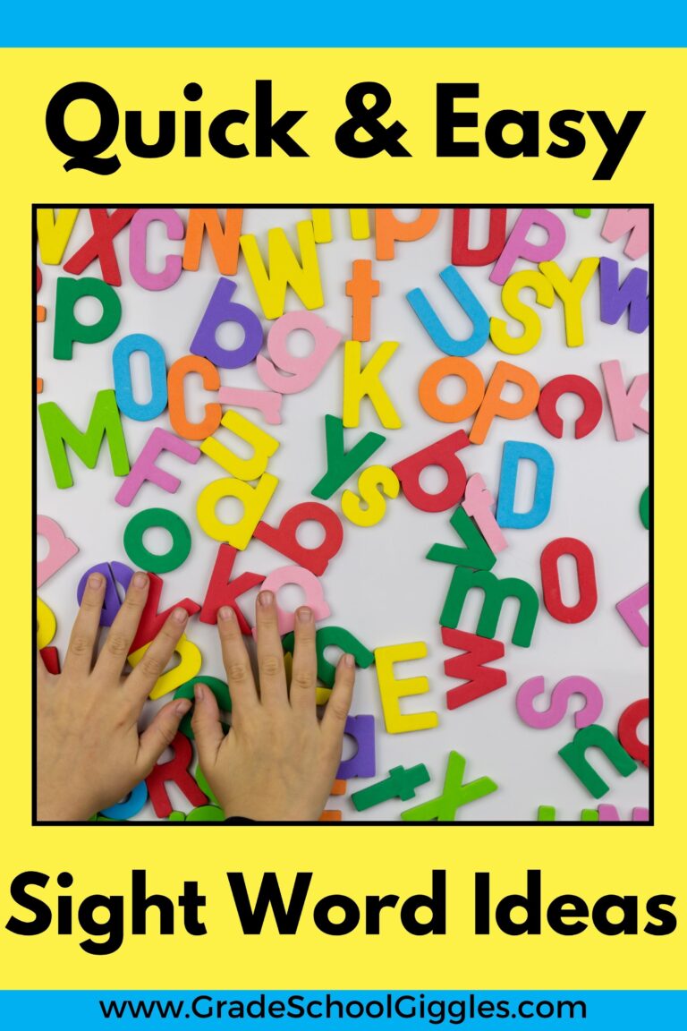 Quick and Easy Ideas to Improve How You Teach Sight Words