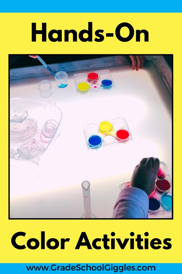 5 Hands-On Activities for Teaching Colors and Color Words